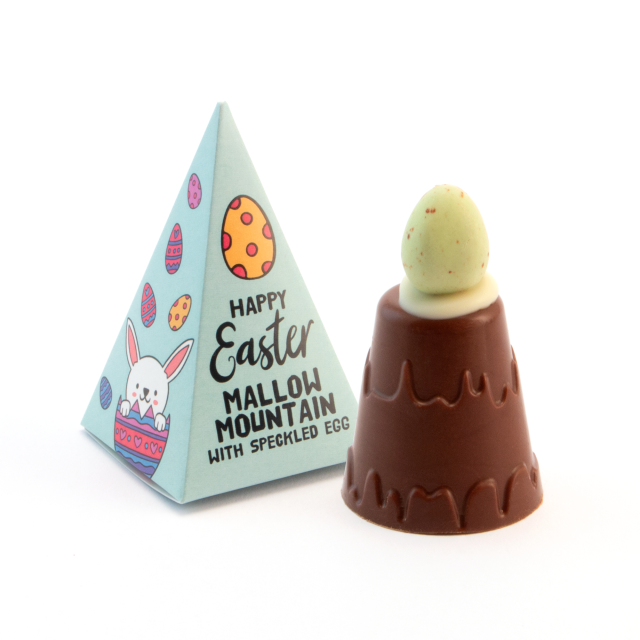 Easter – Eco Pyramid Box – Mallow Mountain with Speckled Egg